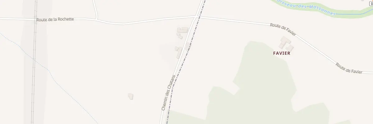 Plan du 1535 Rte des Chatans à Vaunaveys-la-Rochette