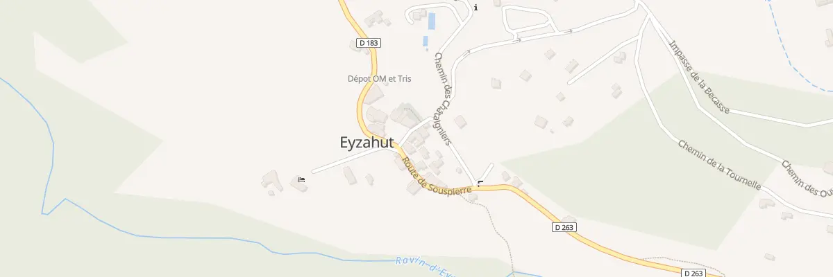 Plan du 5016 Le Village à Eyzahut