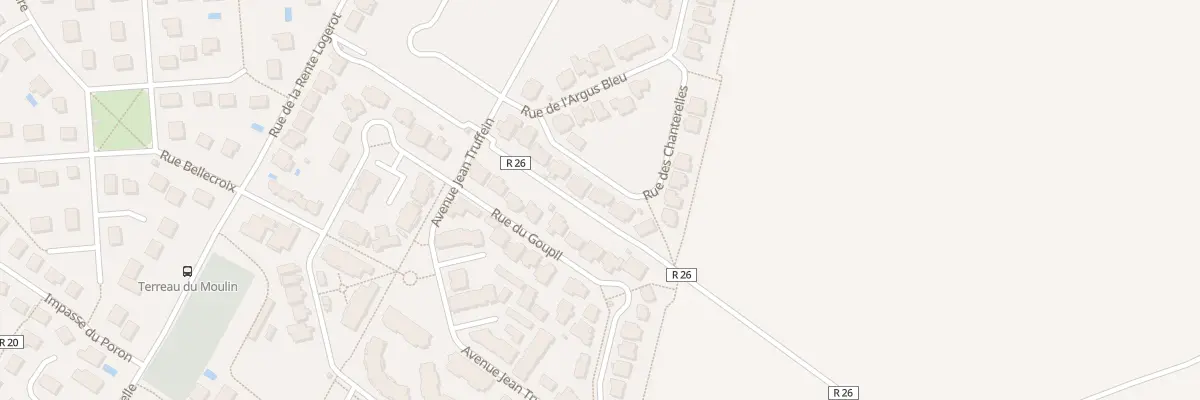 Plan du 10 Rue des Chanterelles à Perrigny-lès-Dijon
