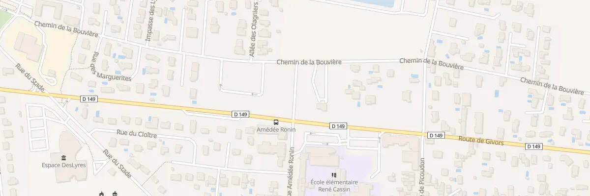 Plan du 83 Rte de Givors à Saint-Pierre-de-Chandieu
