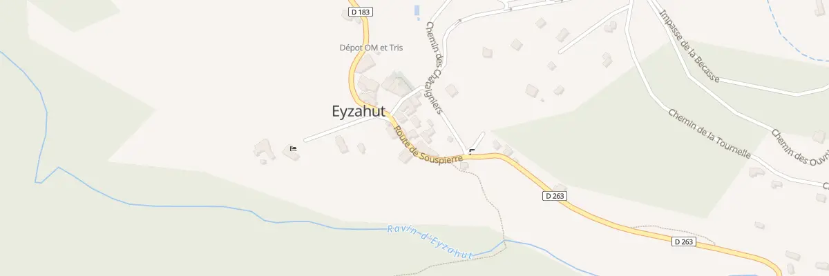 Plan du 5018 Le Village à Eyzahut