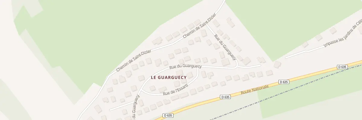 Plan du 46 Rue du Guarguecy à Baudonvilliers