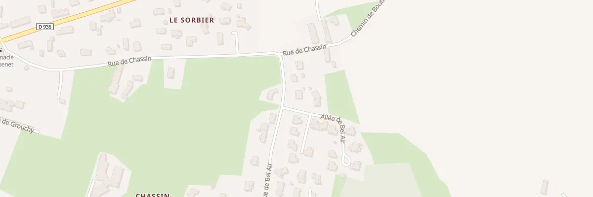 Plan du 332 Rue de Bel-Air à Neuville-les-Dames