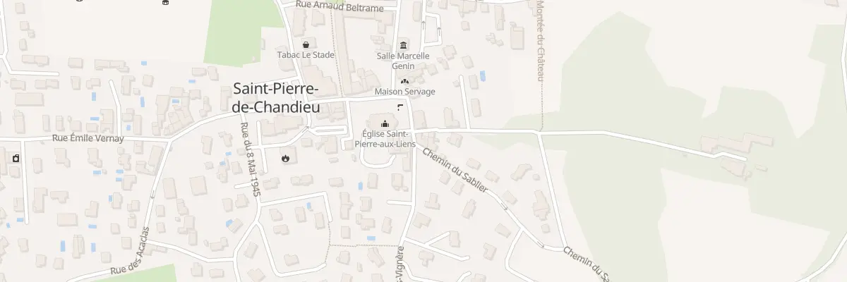 Plan du 1 Che sous Vignere à Saint-Pierre-de-Chandieu