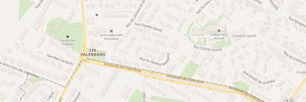 Plan du 5 Rue André Guillaume à Dijon