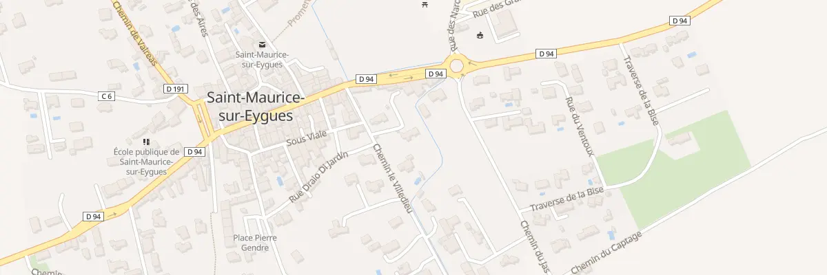 Plan du 5352 Le Village à Saint-Maurice-sur-Eygues
