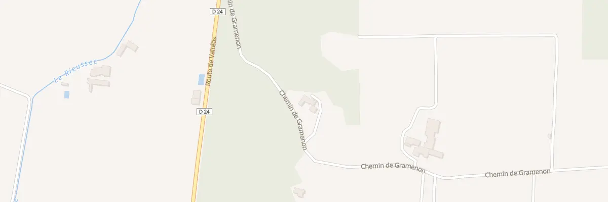 Plan du 5040 Gramenon à Montbrison-sur-Lez
