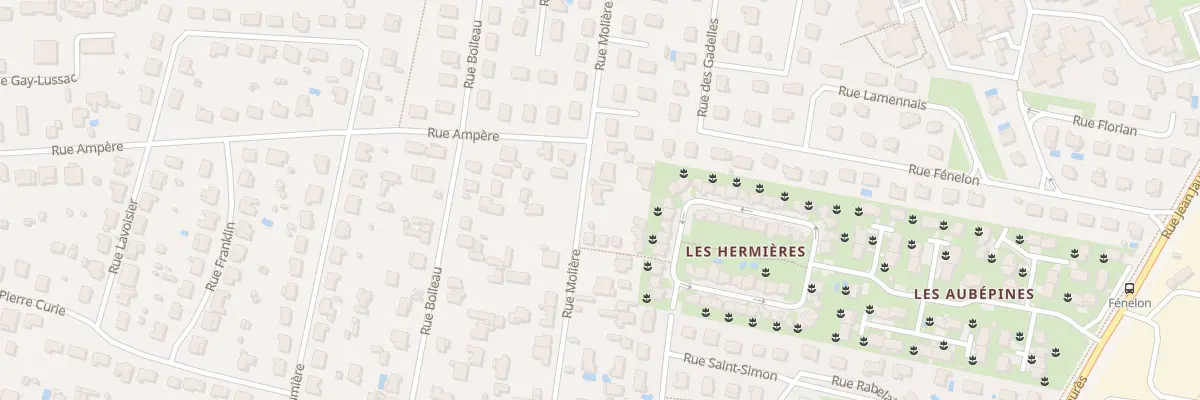 Plan du 66 Rue Molière à Meyzieu