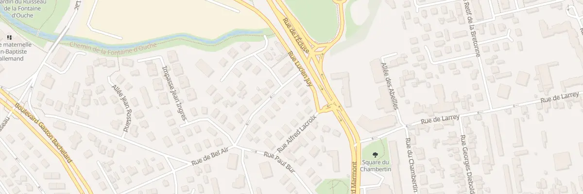 Plan du 3 Rue de Bel Air à Dijon