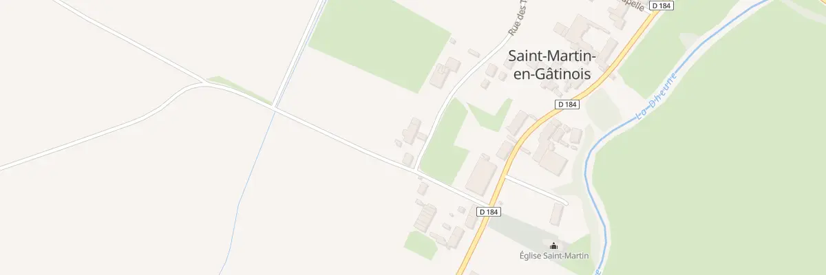 Plan du 3 Rue des Travées à Saint-Martin-en-Gâtinois