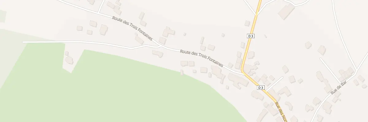 Plan du 17 Rte de Trois Fontaines à Baudonvilliers