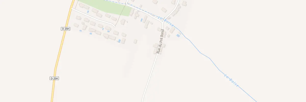 Plan du 8 Rue du Pré Rond à Saint-Philibert