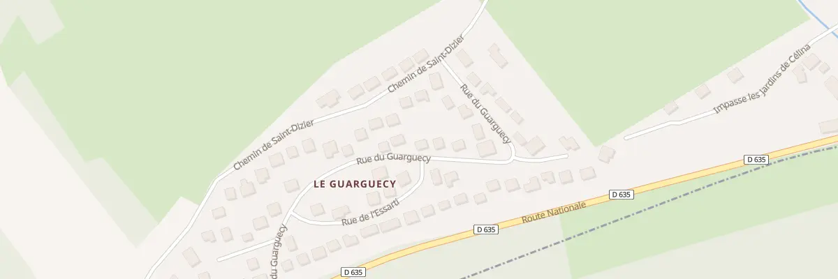 Plan du 44 Rue du Guarguecy à Baudonvilliers