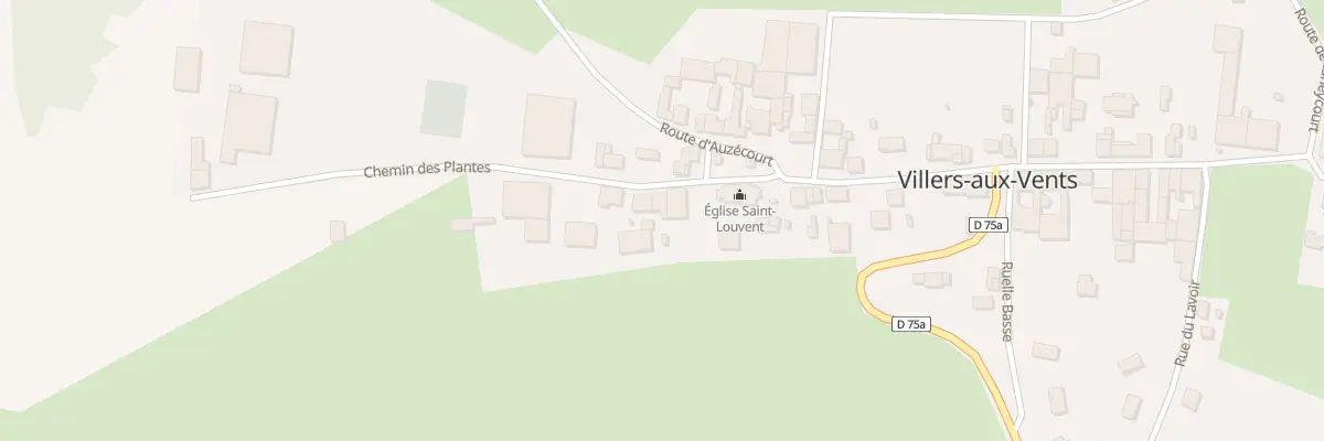 Plan du 29 Gr La Grande Rue à Villers-aux-Vents