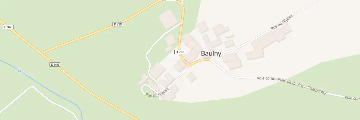 Plan du 10 Rue de l’Eglise à Baulny