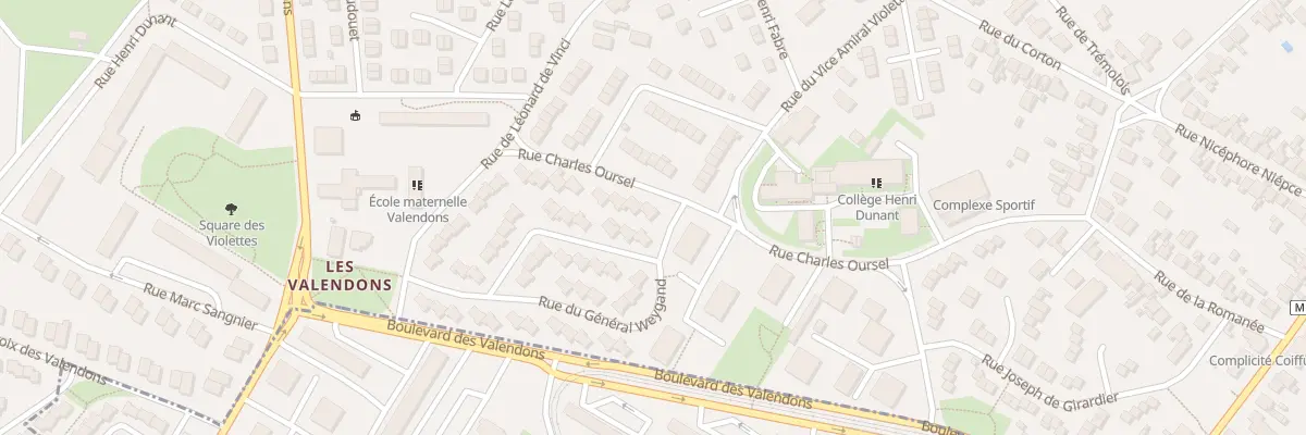 Plan du 23 Rue Charles Oursel à Dijon
