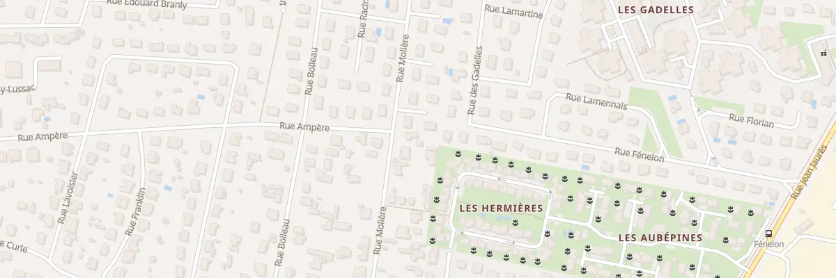 Plan du 70 Rue Molière à Meyzieu