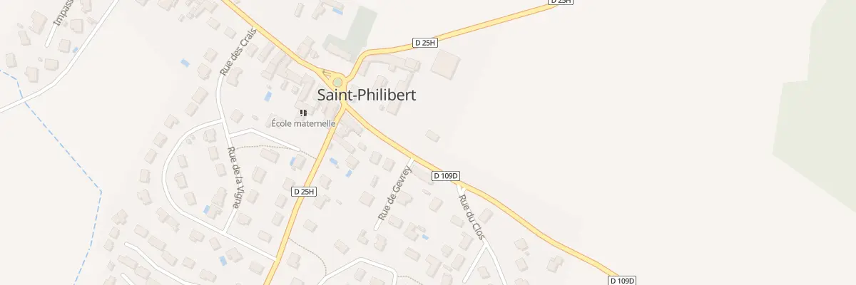 Plan du 37 Rue de Gevrey à Saint-Philibert