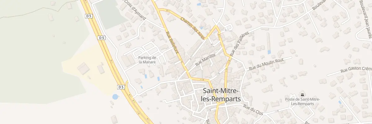Plan du 1 Rue Irenée Sabatier à Saint-Mitre-les-Remparts