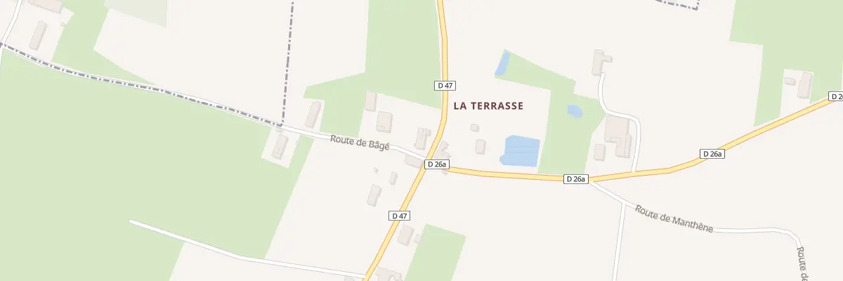 Plan du 18 Rte de Bage à Saint-Genis-sur-Menthon