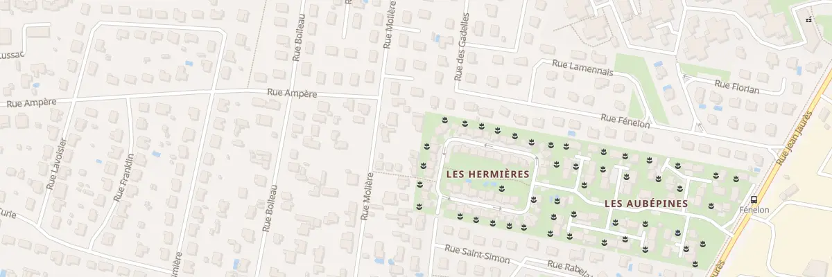 Plan du 64T Rue Molière à Meyzieu