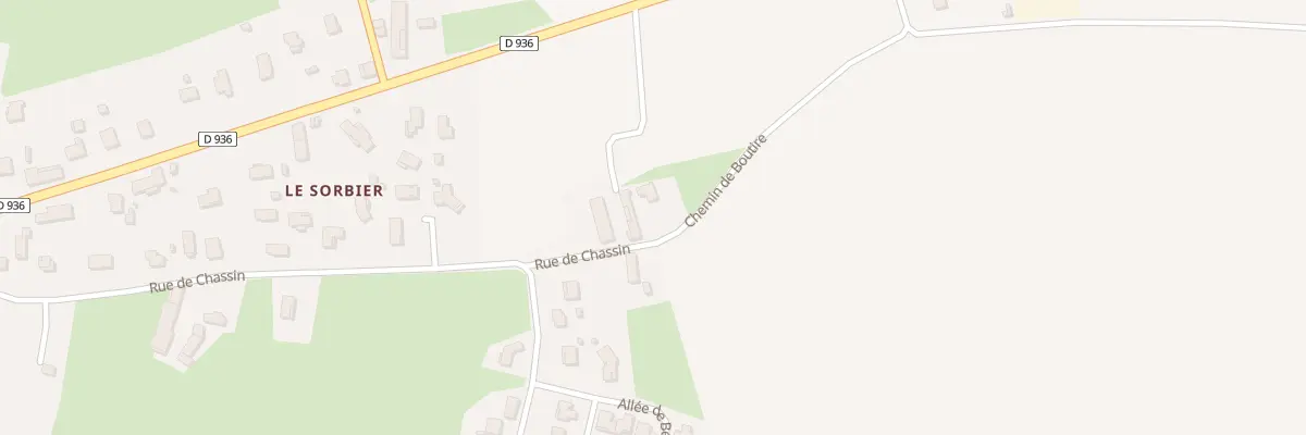 Plan du 575 Rue de Chassin à Neuville-les-Dames