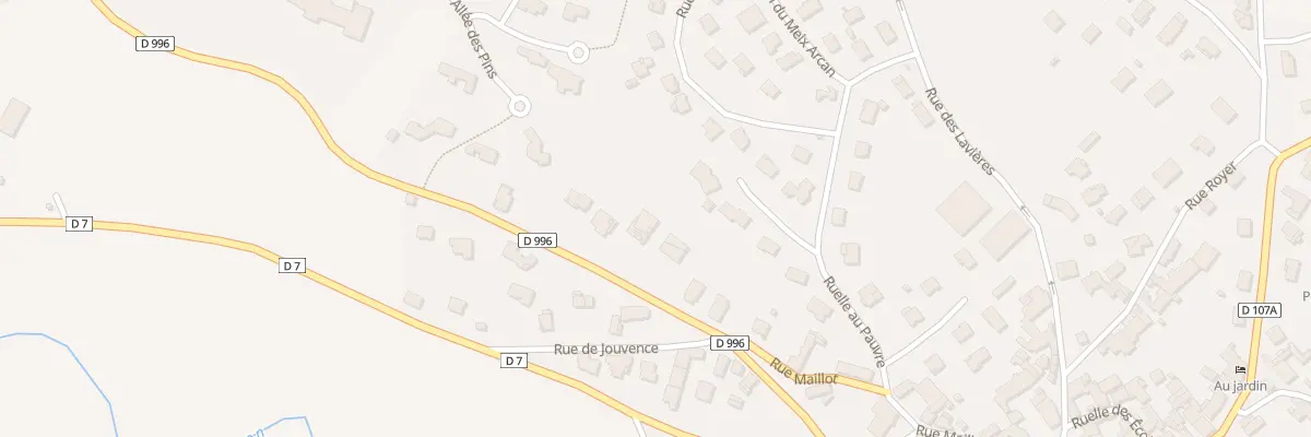 Plan du 6 Rte de Saussy à Messigny-et-Vantoux
