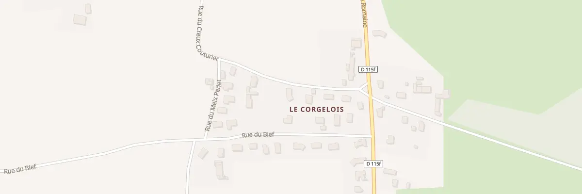 Plan du 9 Rue Corgelois à Argilly