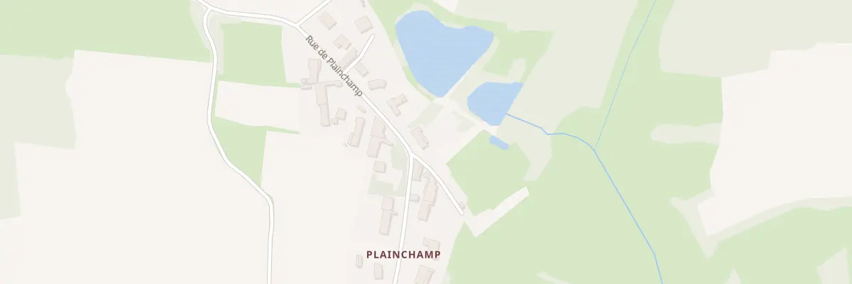 Plan du 384 Rue de Plainchamp à Loisy