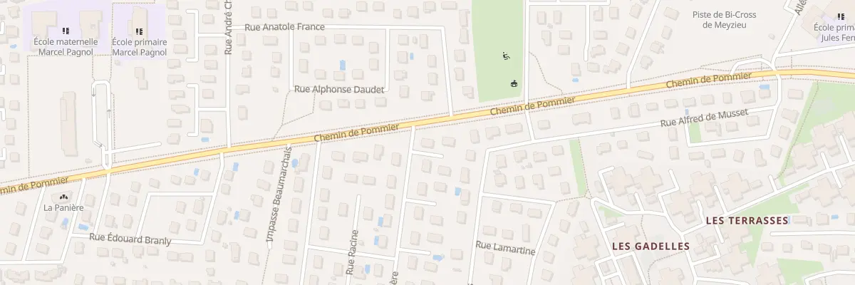 Plan du 110 Rue Molière à Meyzieu