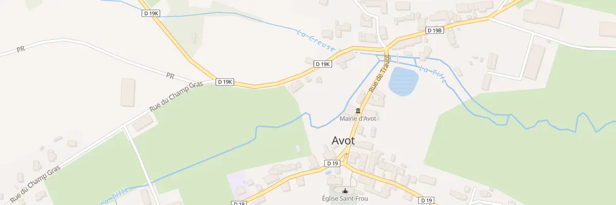 Plan du 5 Rue de Vesvrotte à Avot