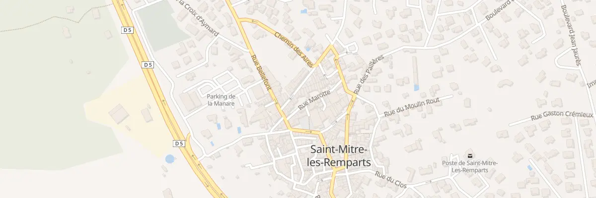 Plan du 26 Rue Marotte à Saint-Mitre-les-Remparts
