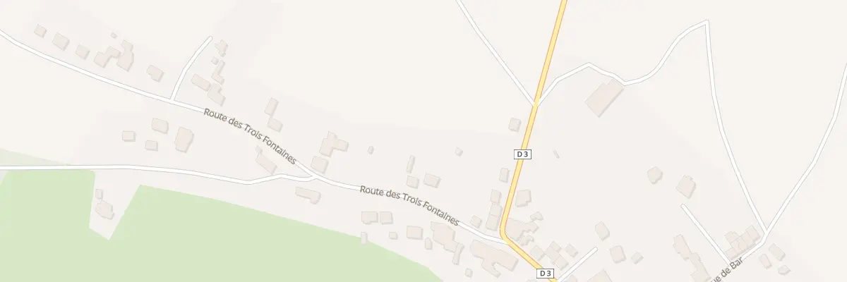 Plan du 12 Rte de Trois Fontaines à Baudonvilliers