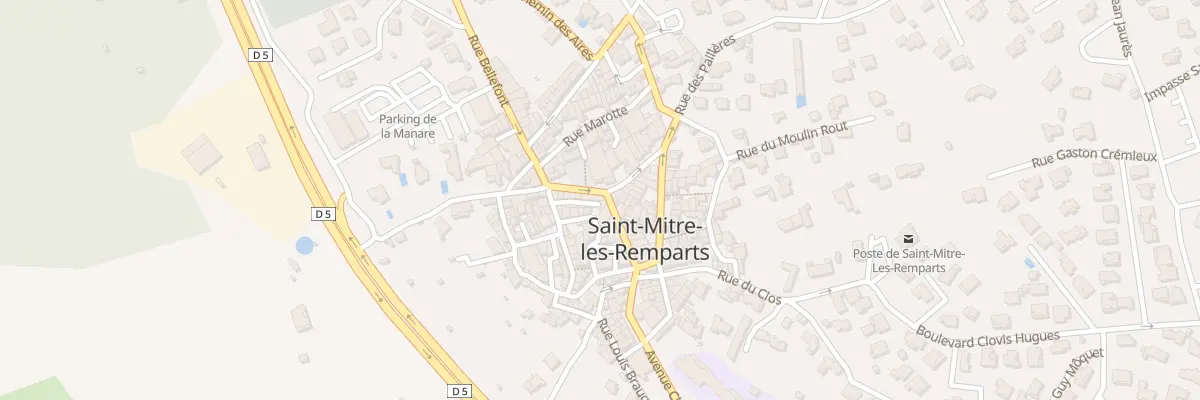 Plan du 9838 Rue Bellefont à Saint-Mitre-les-Remparts