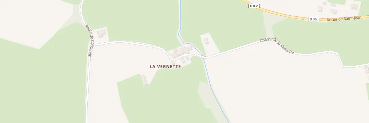 Plan du 5442 La Vernette à Saint-Étienne-sur-Reyssouze