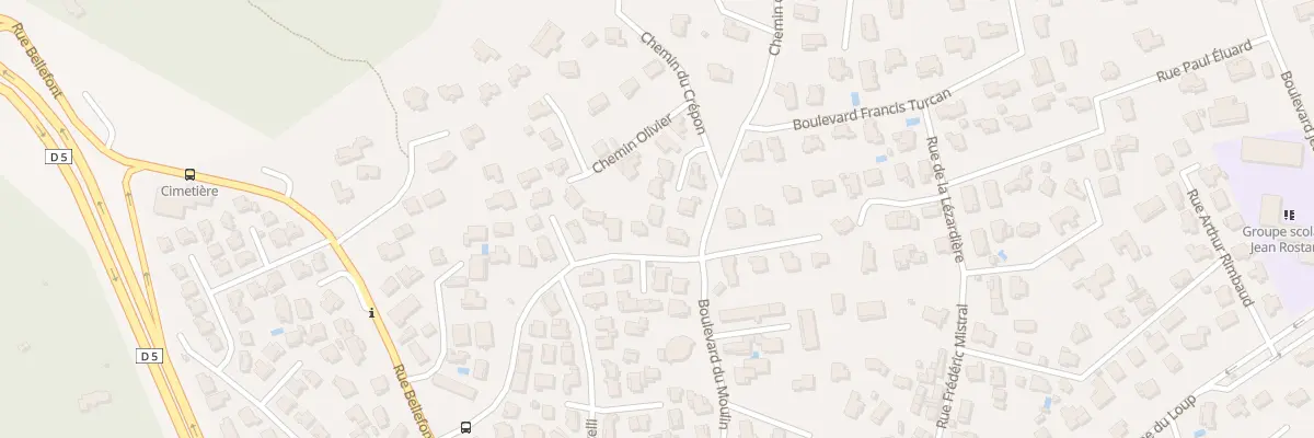 Plan du 3 Imp Vincent Courdouan à Saint-Mitre-les-Remparts