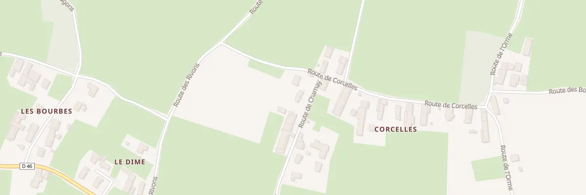 Plan du 289 Rte de Charnay à Chavannes-sur-Reyssouze