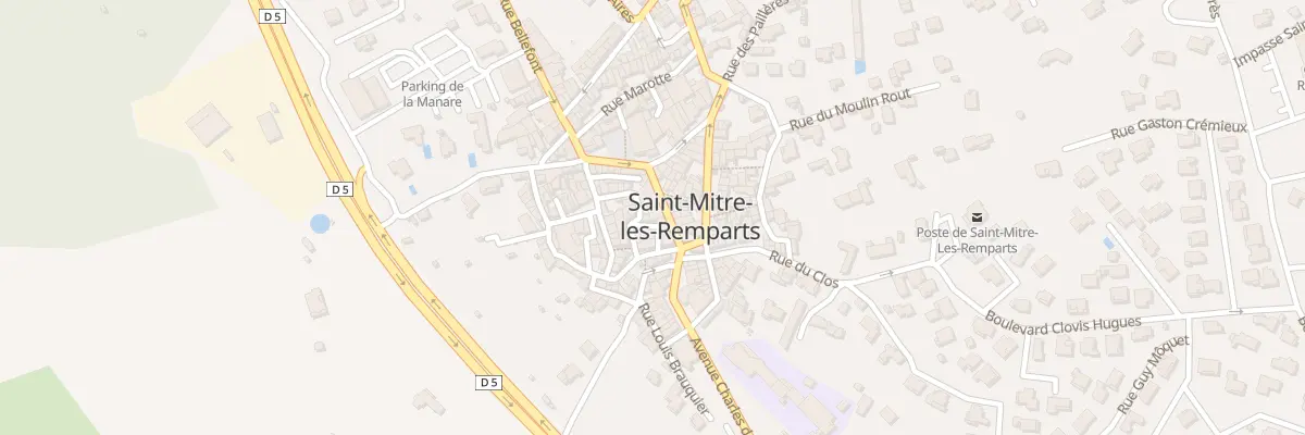 Plan du 8 Rue du Tour de Ville à Saint-Mitre-les-Remparts