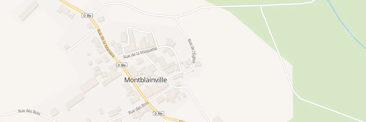 Plan du 9 Rue de l’Eglise à Montblainville
