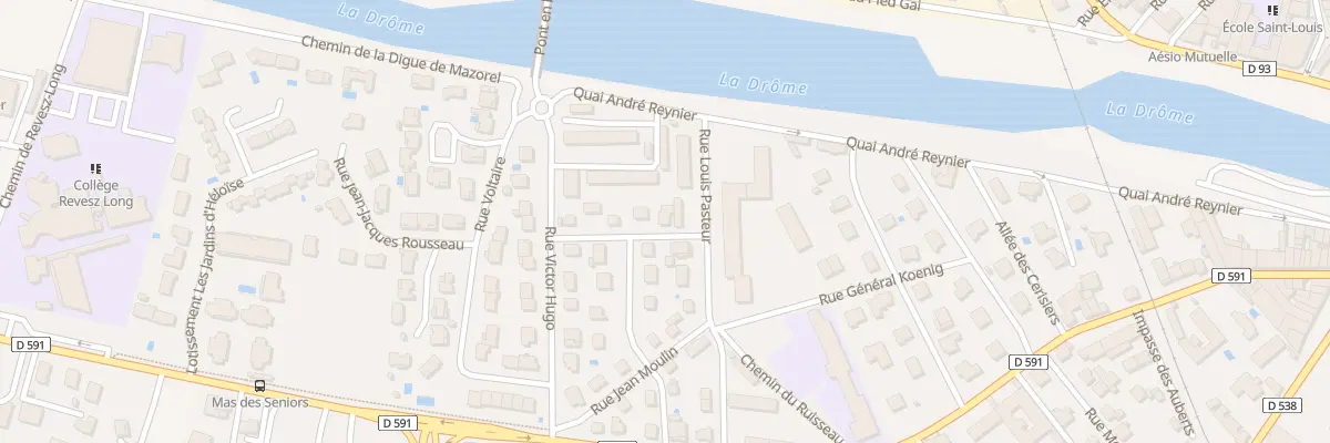 Plan du 4 Rue Alphonse Daudet à Crest