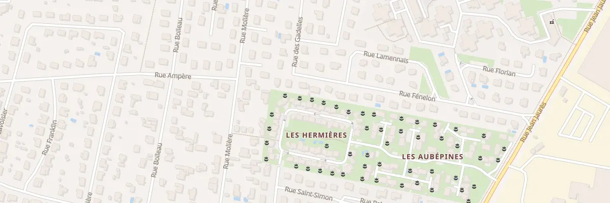 Plan du 82 Rue Simone de Beauvoir à Meyzieu