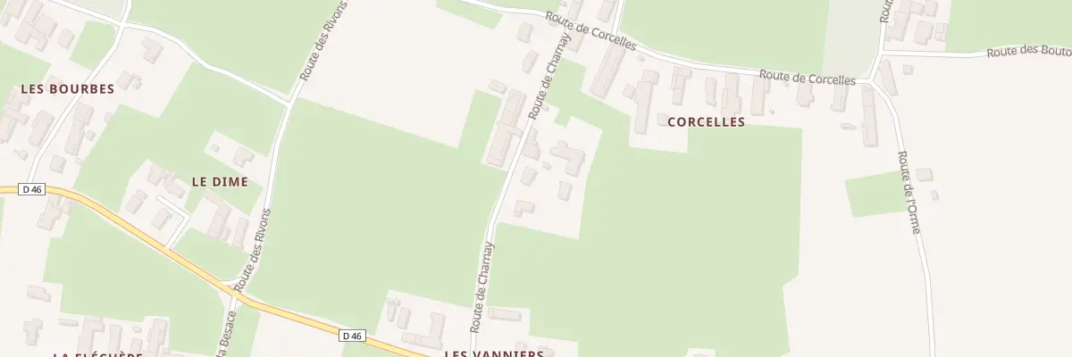 Plan du 182 Rte de Charnay à Chavannes-sur-Reyssouze