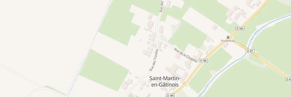 Plan du 9 Rue des Travées à Saint-Martin-en-Gâtinois