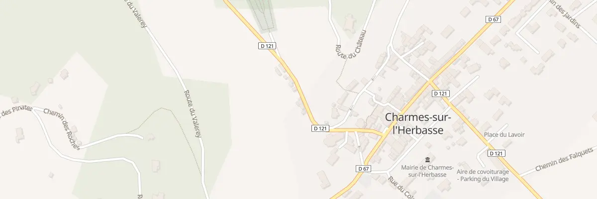 Plan du 155 Rte de Bathernay à Charmes-sur-l’Herbasse
