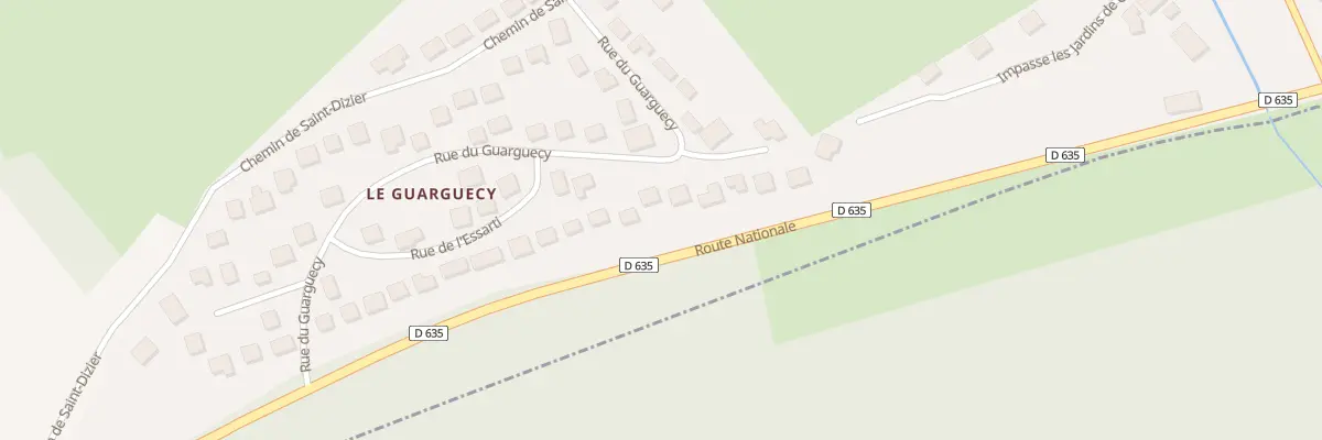 Plan du 23 Rue du Guarguecy à Baudonvilliers