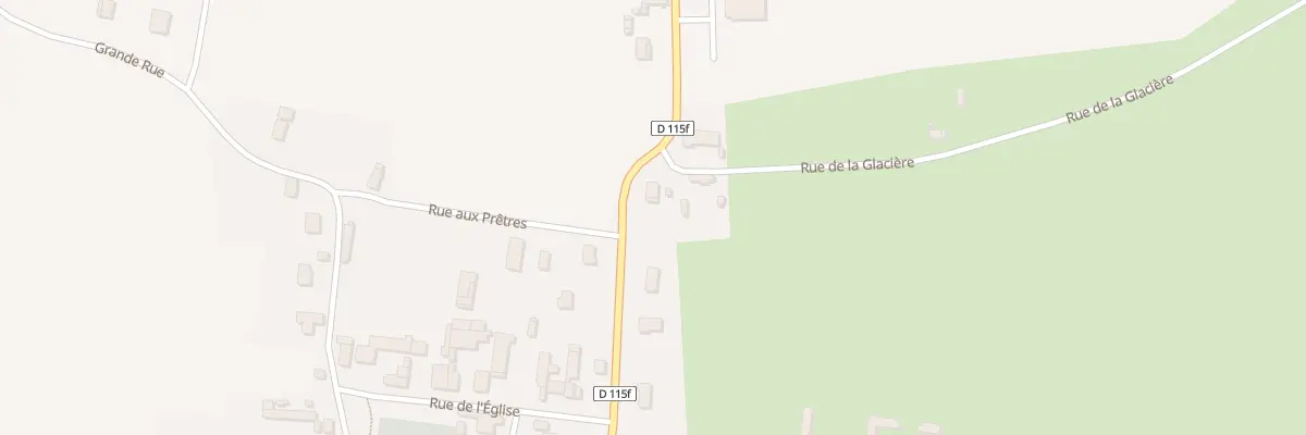 Plan du 2 Rue de la Glacière à Argilly