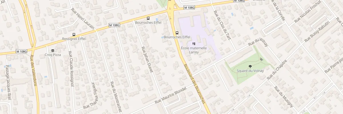 Plan du 119 Bd des Bourroches à Dijon