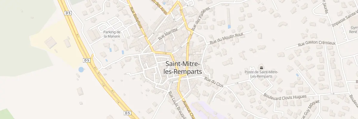 Plan du 1 Rue du Petit Puits à Saint-Mitre-les-Remparts