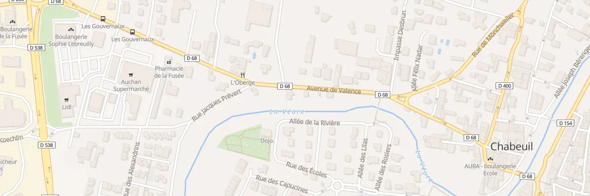 Plan du 9003 Av de Valence à Chabeuil