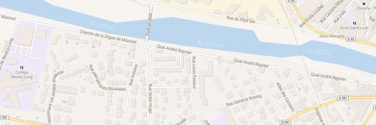 Plan du 6 Rue Louis Pasteur à Crest